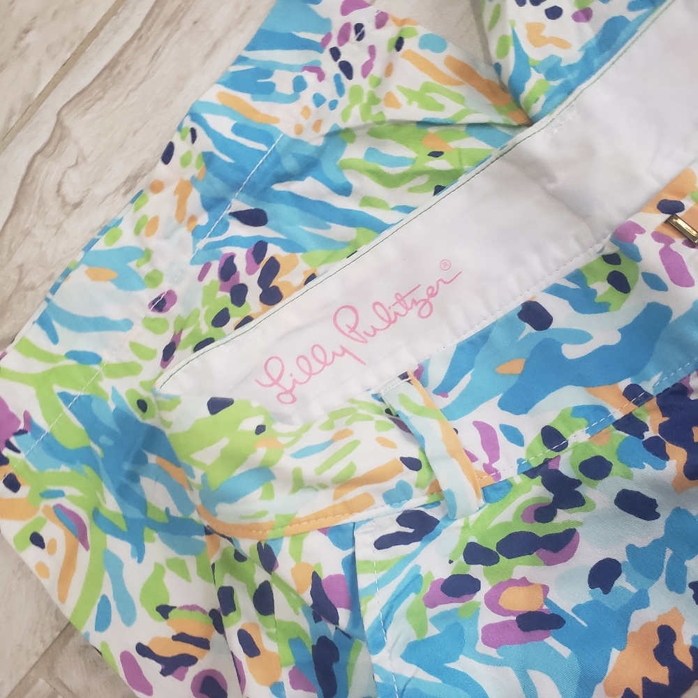 Lilly Pulitzer Sea Soirée Chipper shorts Size 2  Sea blue - Picture 11 of 13
